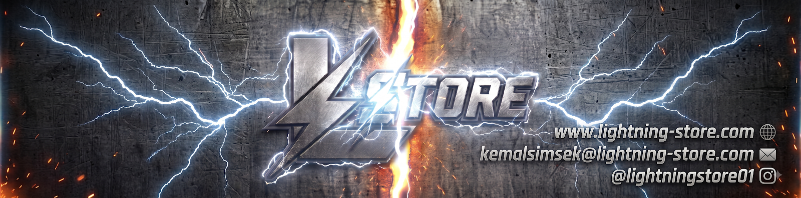 Lightning Store kurumsal iletişim kartı